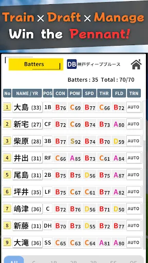 Baseball Pennant Simulator | Games | XWorld Baseball Pennant Simulator | Games | XWorld