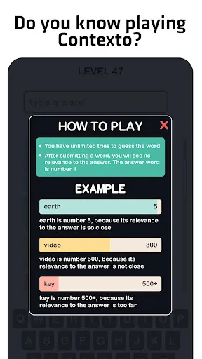 Contexto - Similar Word | Permainan | XWorld