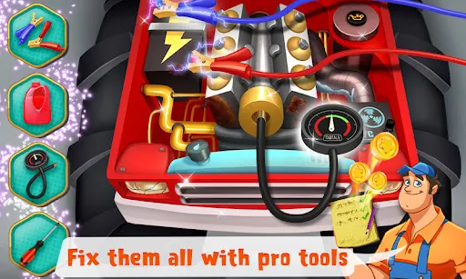 Mechanic Mike - Monster Truck | Games | XWorld Mechanic Mike - Monster Truck | Games | XWorld