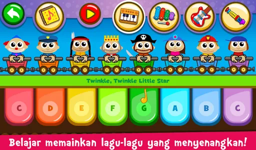 Piano Anak - Musik dan lagu | Permainan | XWorld