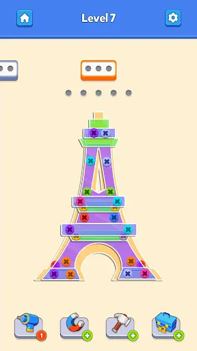 Screw Pin Jam Puzzle Nuts Bolt | เกม | XWorld