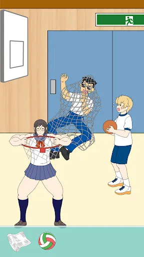 Muscle Girl protects Ren-kun! | เกม | XWorld