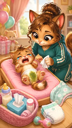 Cat babyshower newborn care | Games | XWorld Cat babyshower newborn care | Games | XWorld