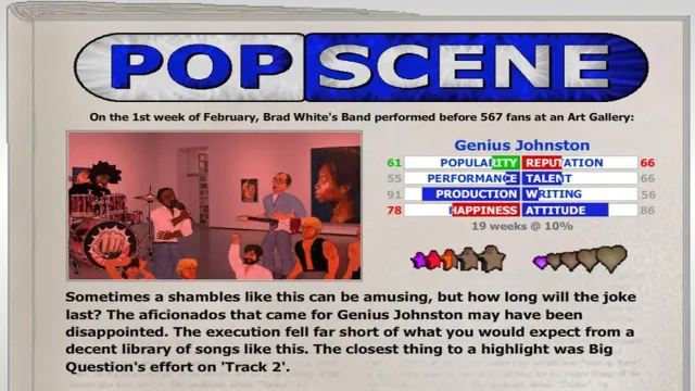 Popscene (Music Industry Sim) | 游戏 | XWorld