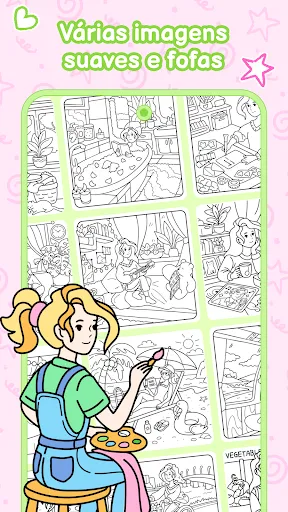 Cozy Girl Life: Coloring Book | Jogos | XWorld