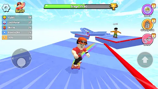 Obby Skateboard: Easy Parkour | Permainan | XWorld