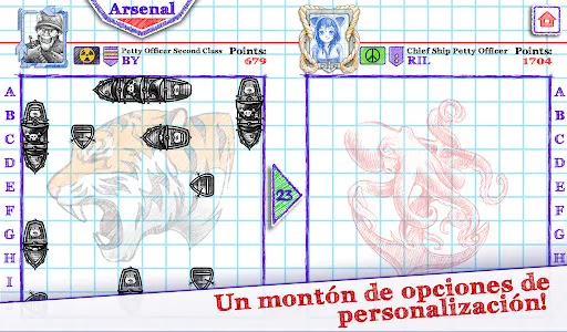 Batalla Naval 2: Barcos | juego | XWorld