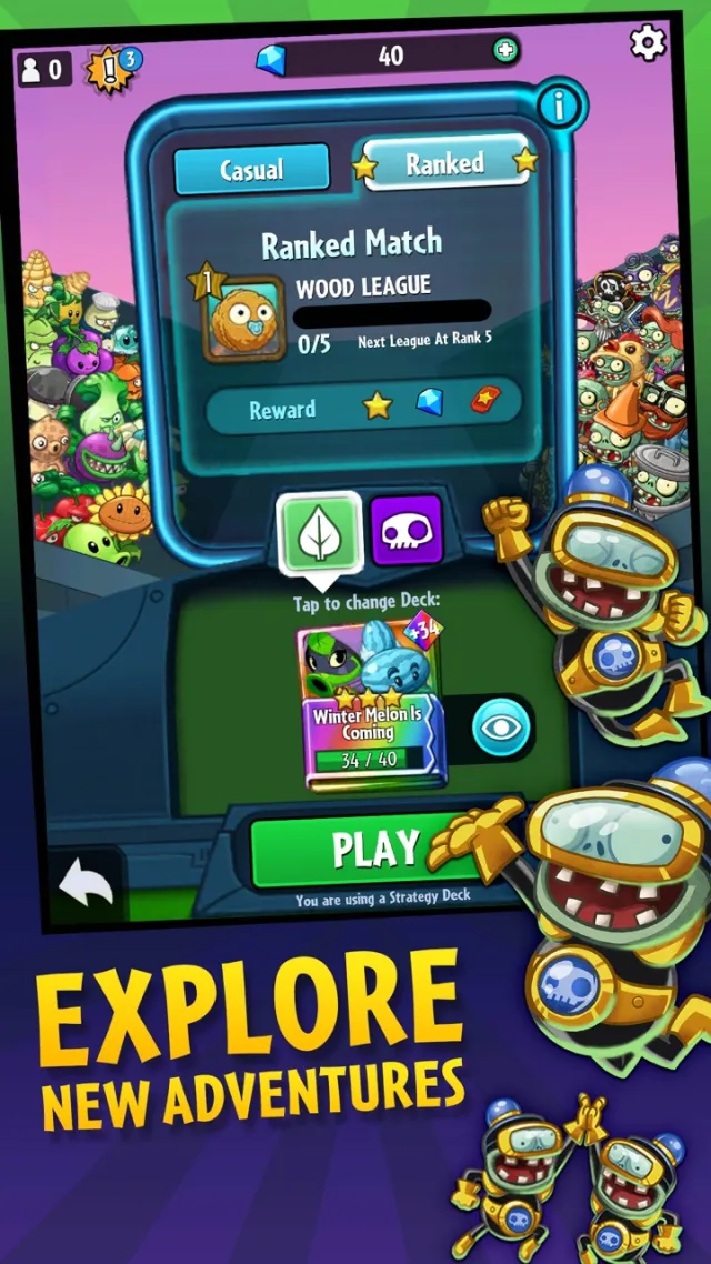 Plants vs. Zombies™ Heroes | Permainan | XWorld