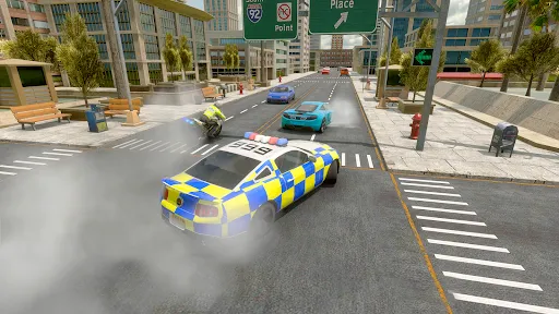 Police Car Driving Motorbike | Games | XWorld