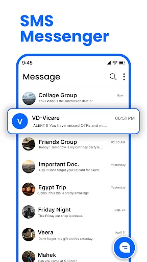 Messenger: SMS Home Launcher | 游戏 | XWorld