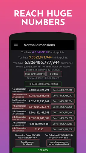 Antimatter Dimensions | Permainan | XWorld