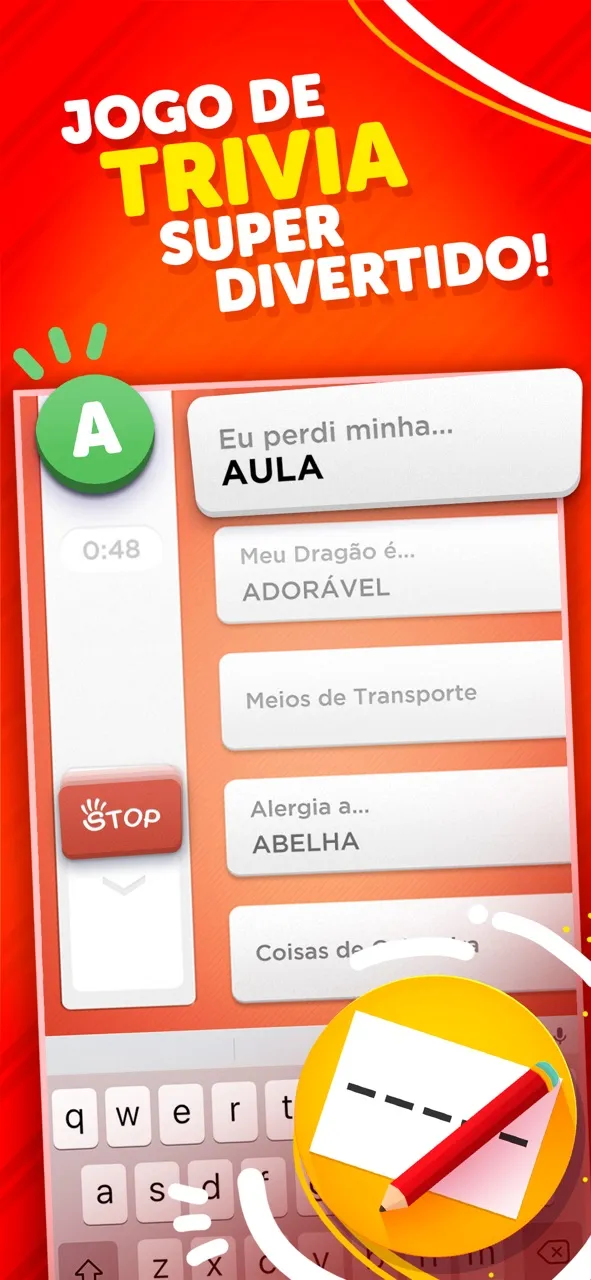 Stop - Famoso Jogo de Palavras | Games | XWorld