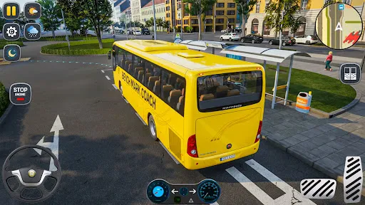 US Bus Game Sim Coach Driving | 游戏 | XWorld