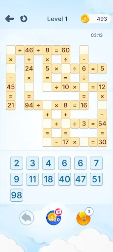 Maths Puzzle - CrossMaths | Permainan | XWorld