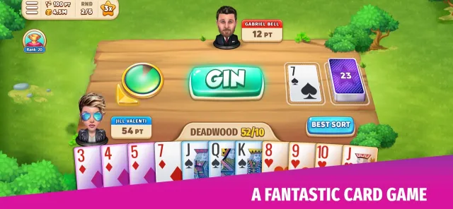 Gin Rummy Stars - Card Game | Games | XWorld