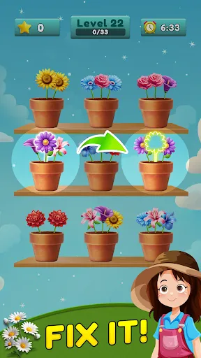 Flower Matching Game | Games | XWorld