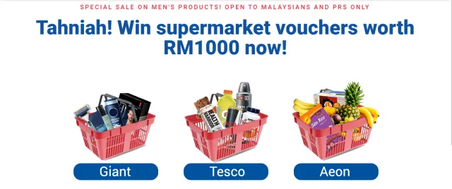 Win supermarket vouchers | Permainan | XWorld