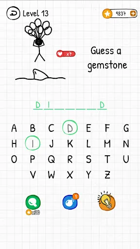 Hangman Words:Two Player Games | Games | XWorld