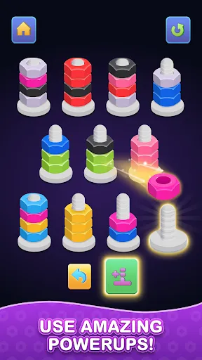 Nuts & Bolts - Color Sort Game | Игры | XWorld