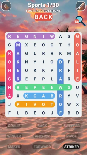 Caça palavras Brasileiro | Jogos | XWorld