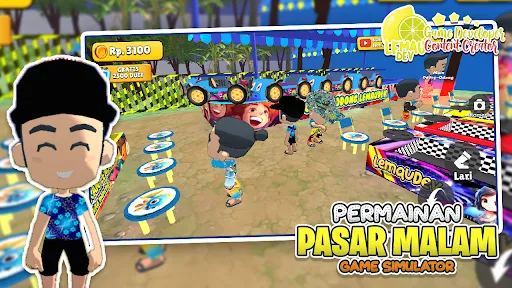 Simulator Game Pasar Malam 3D | Permainan | XWorld