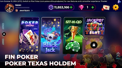 Fin Poker: Poker & Slots | Games | XWorld