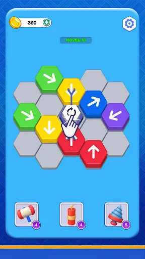 Hexa Escape: Tap Color slide | Games | XWorld