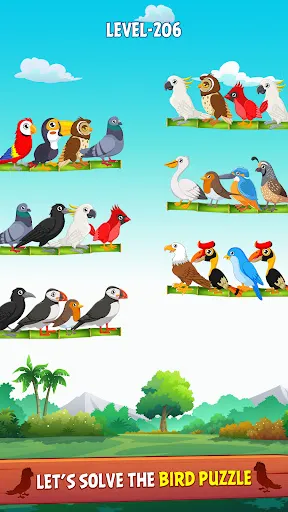 Bird Color Sort Puzzle | Jogos | XWorld