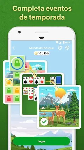 Solitario - Juego de cartas | juego | XWorld