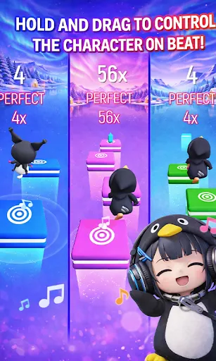 Tiles Dance Gugu Gaga Penguin | 游戏 | XWorld