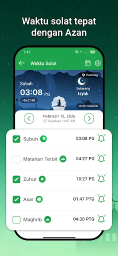 Waktu Solat: Azan Quran Kiblat | Permainan | XWorld