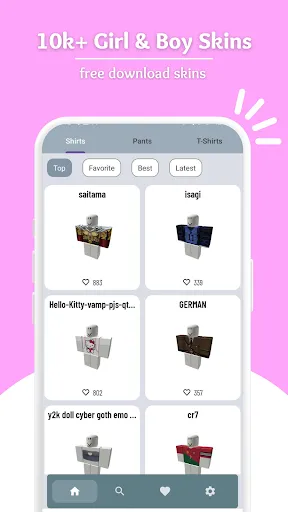 Skins Master for Roblox Shirts | 游戏 | XWorld