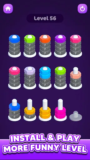 Nut Sort: Color Match Game | 游戏 | XWorld