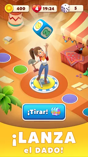 Treasure Party: dados y celdas | juego | XWorld