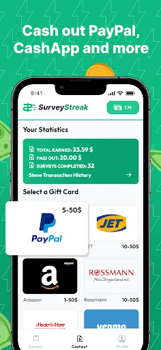 SurveyStreak - Earn Money | Permainan | XWorld SurveyStreak - Earn Money | Permainan | XWorld