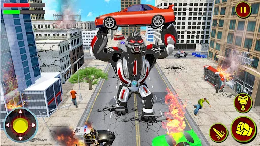 Angry Gorilla Robot Truck Game | Games | XWorld