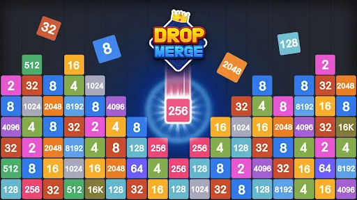 Drop Merge : Number Puzzle | Permainan | XWorld