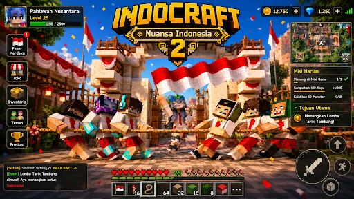 INDOCRAFT : Nuansa Indonesia 2 | Permainan | XWorld