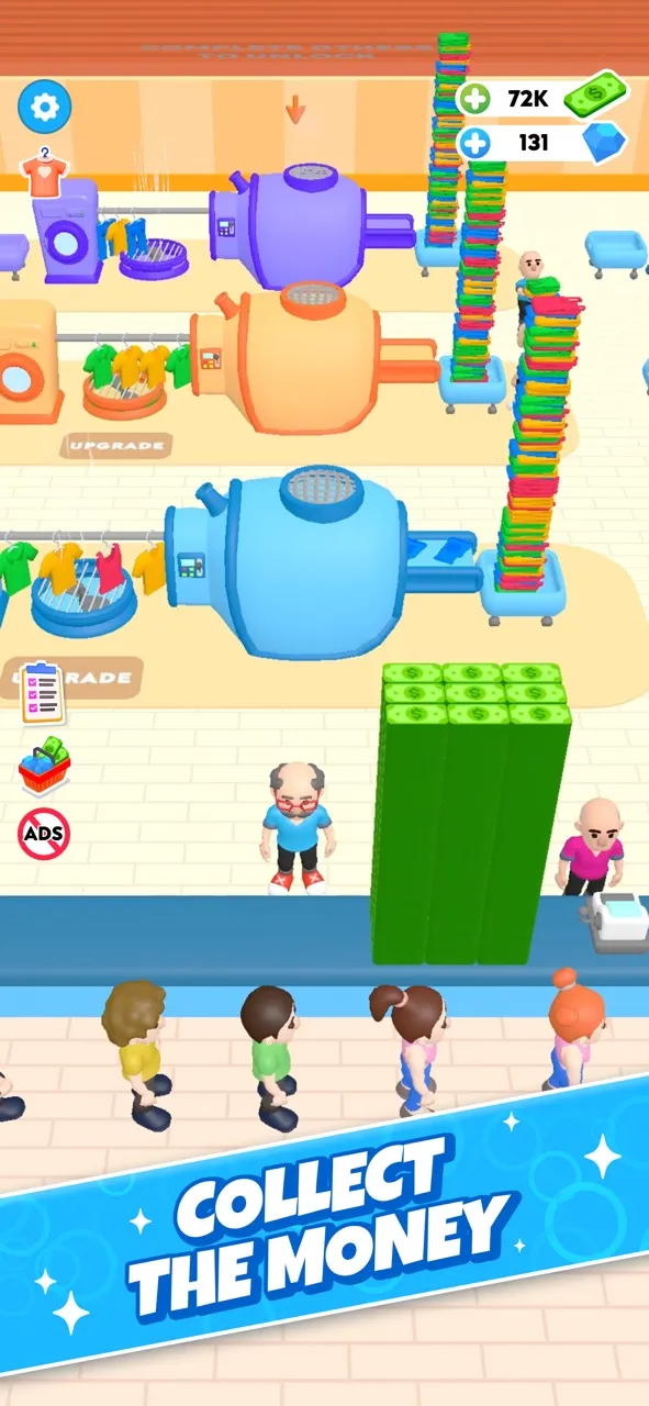Laundry Rush - Idle Game | Games | XWorld