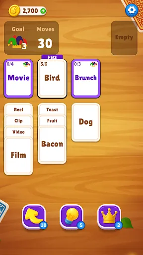 Words Klondike : Associations | 游戏 | XWorld Words Klondike : Associations | 游戏 | XWorld