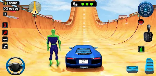 Superhero Car: Mega Ramp Games | Games | XWorld