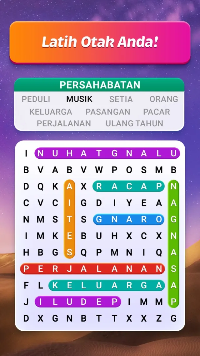 Teka-teki - Pencarian Kata | Permainan | XWorld