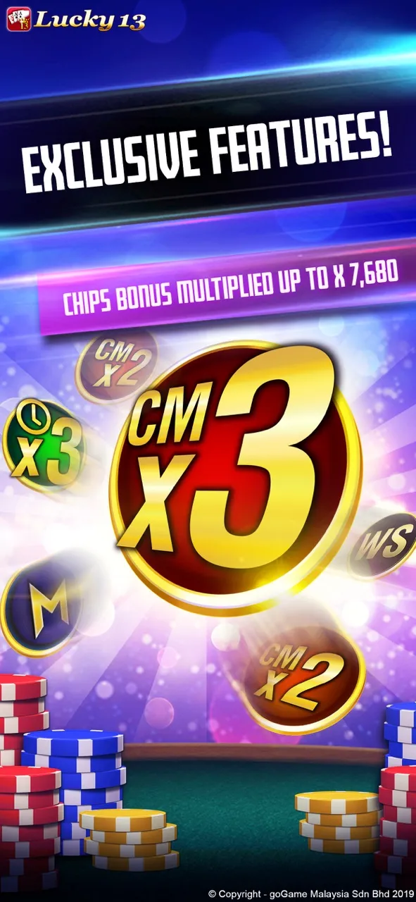 Lucky 13: 13 Card Poker Puzzle | Permainan | XWorld