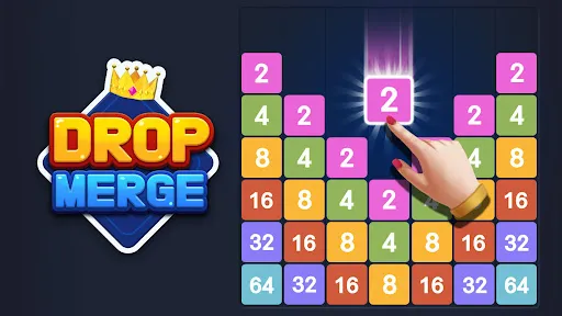 Drop Merge : Number Puzzle | Permainan | XWorld