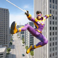 XWorld | Super Rope Hero: Crime City