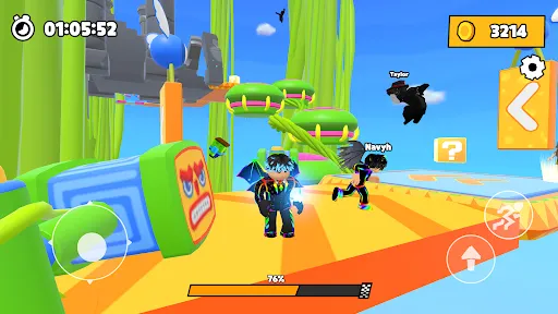 Rainbow Race: Obby Dash | Игры | XWorld