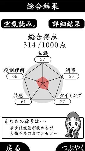 空気読み。２ - KY度診断 - 暇つぶしゲーム | เกม | XWorld