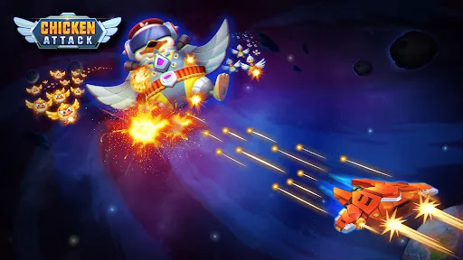 Chicken Attack: Galaxy Shooter | 游戏 | XWorld