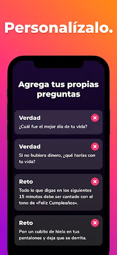 Verdad o Reto Juego (18+) | juego | XWorld