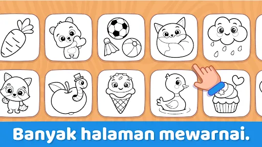 Mewarnai untuk balita 1+ | Permainan | XWorld